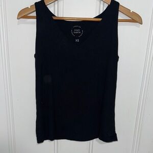 Cozy Earth Women’s Bamboo Rib-Knit V-Neck Lounge Tank